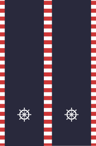 Nautical Navy Red White 3P2S